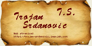 Trojan Srdanović vizit kartica